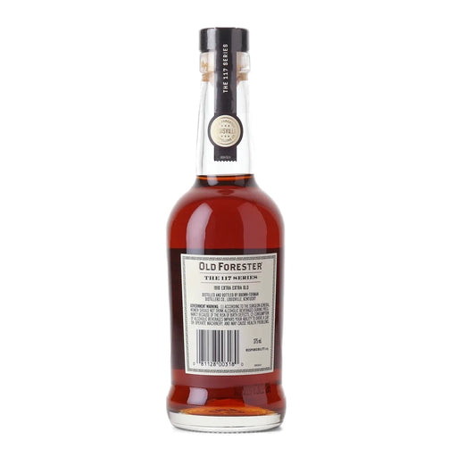 Old Forester 117 Series 1910 Extra Extra Old Batch 001 Bourbon 375ml Back