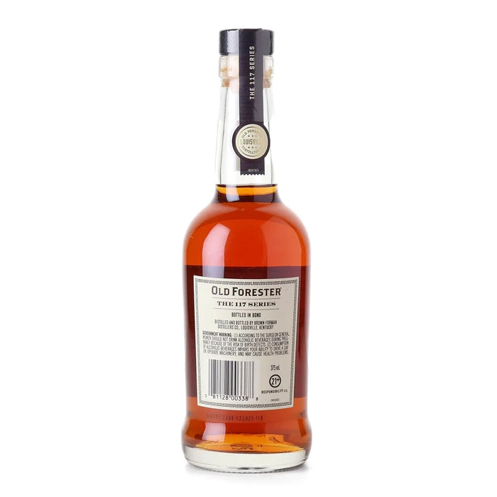 Old Forester 117 Series Bottled in Bond Batch 001 Bourbon 375ml Back