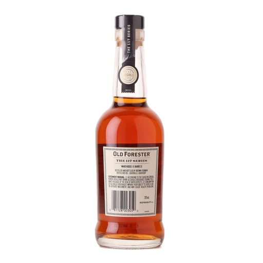 Old Forester 117 Series Warehouse K Batch 001 Bourbon 375ml Back