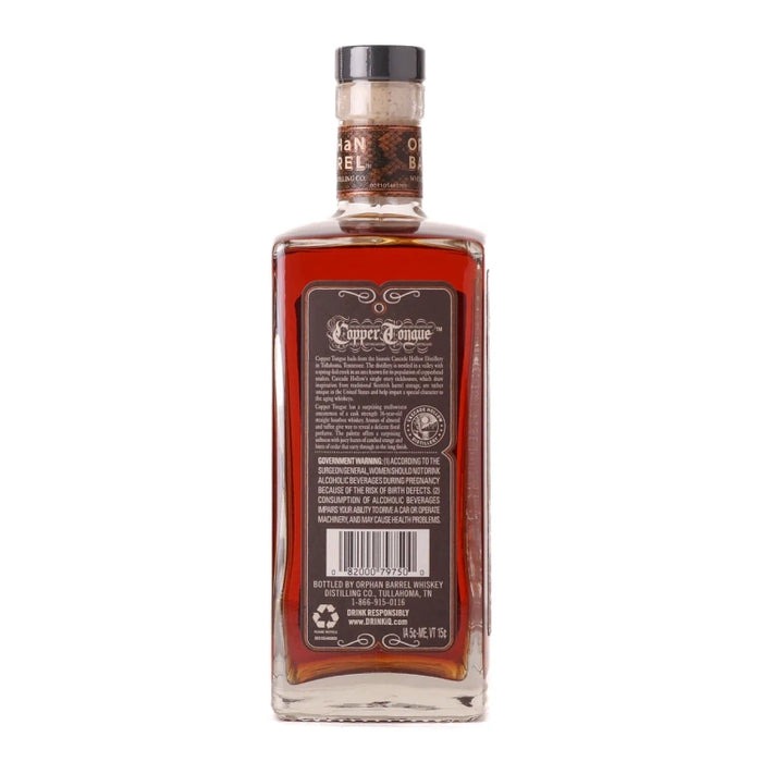 Orphan Barrel Copper Tongue 16 Year Old Kentucky Bourbon 750ml Side 2