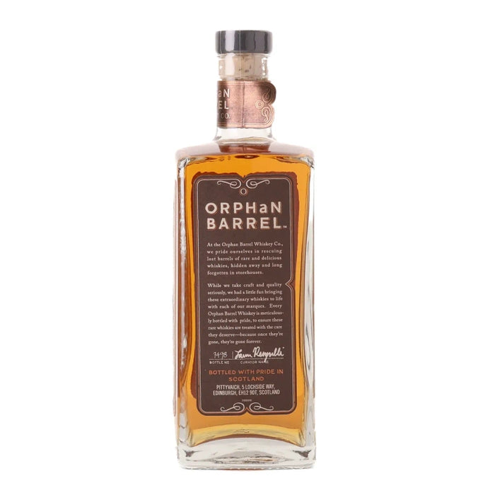 Orphan Barrel Forager's Keep 26 Year Old Single Malt Scotch 750ml Side 2