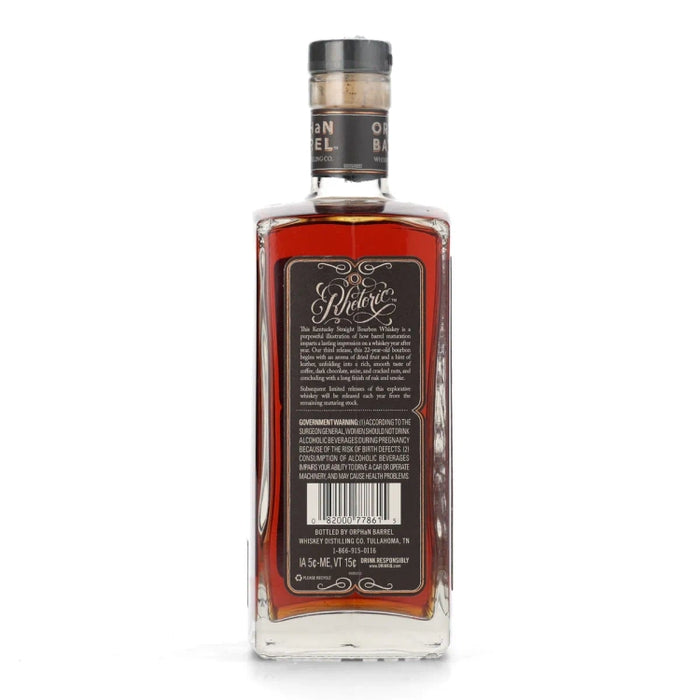 Orphan Barrel Rhetoric 22 Year Old Kentucky Straight Bourbon 750ml Side 2