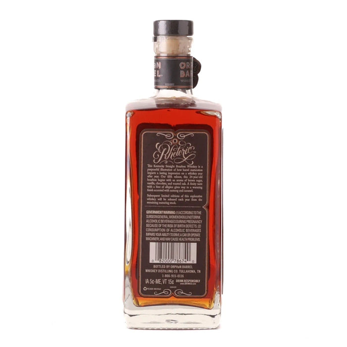 Orphan Barrel Rhetoric 24 Year Old Kentucky Straight Bourbon 750ml Side 2