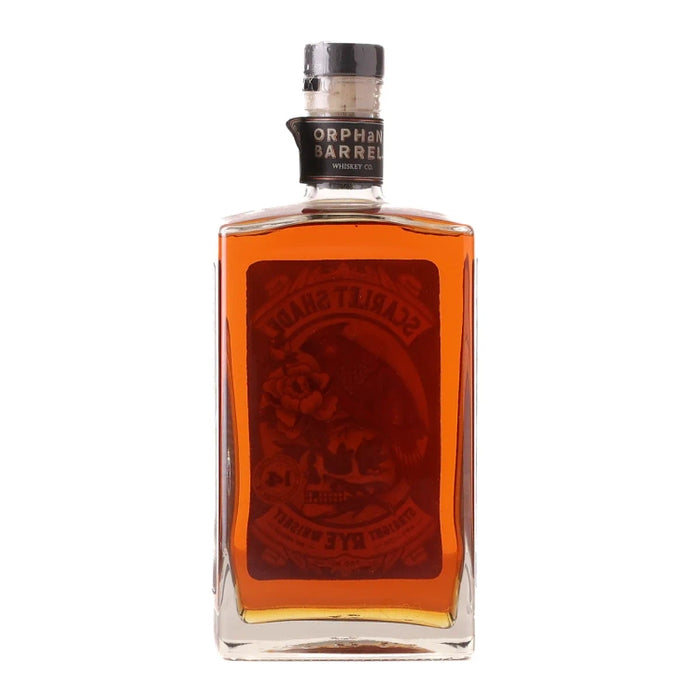Orphan Barrel Scarlet Shade 14 Year Old Straight Rye Whiskey 750ml Back