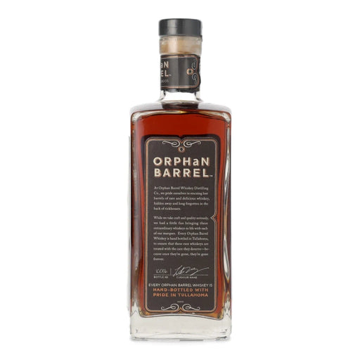 Orphan Barrel Whoop & Holler 28 Year Old Whisky 750ml Side 1