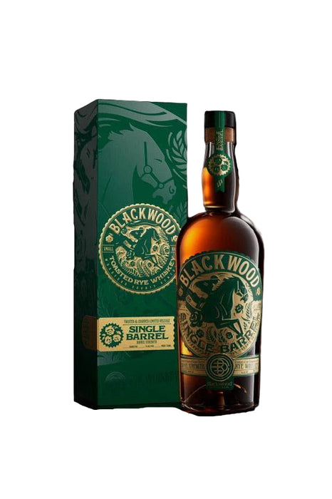 Blackwood Distilling Single Barrel Toasted Rye Whiskey 750ml