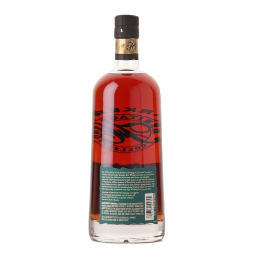 Parker's Heritage 17th Edition 10 Year Old Kentucky Straight Rye 750ml Back