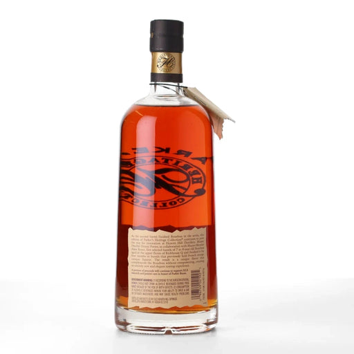Parker's Heritage Collection 12th Edition Orange Curacao Bourbon 750ml Back