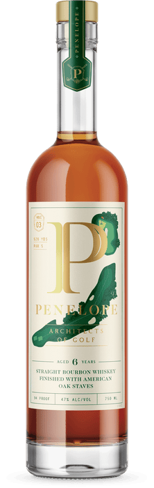 Penelope Architects of Golf Hole 3 Straight Bourbon Whiskey 750ml