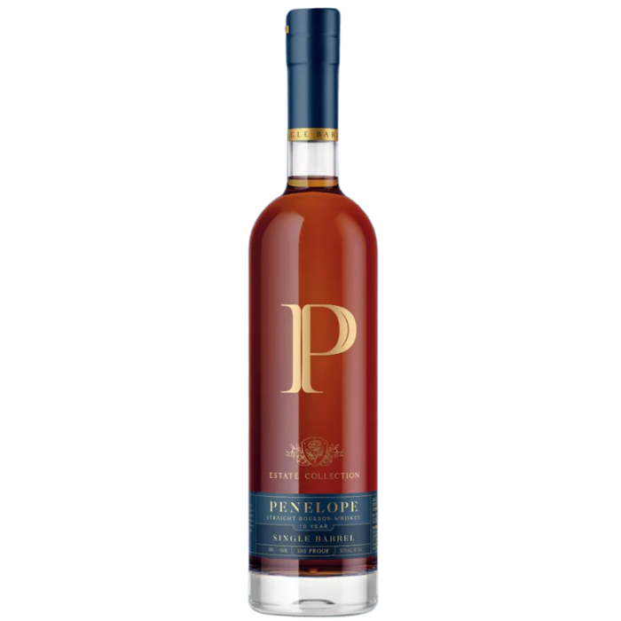 Penelope Estate Collection Single Barrel 10 Year Straight Bourbon Whiskey 750ml