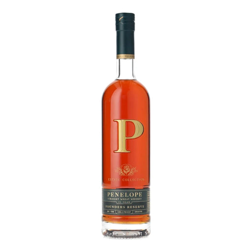 Penelope Estate Founders Reserve 11 Year Single Barrel Bourbon 750ml Back