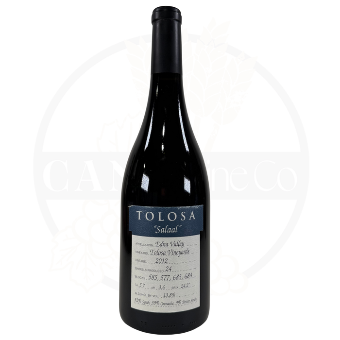 2016 Tolosa Winery 1772 Salaal Red 750ml