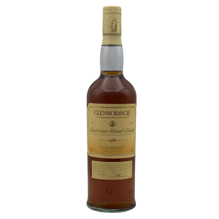 1981 Glenmorangie Sauternes Wood Finish Single Malt Scotch Whisky 700ml