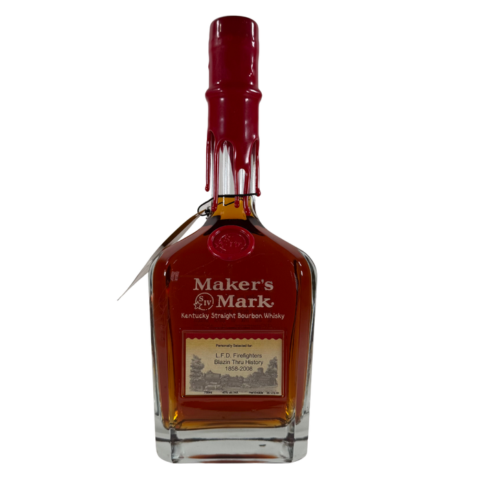 Maker's Mark VIP Bottle L.F.D. Firefighters Kentucky Straight Bourbon Whisky 750ml