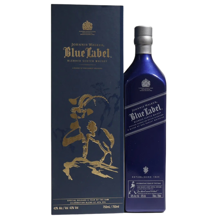 Johnnie Walker Blue Label Limited Edition Year of the Ram Blended Scotch Whisky 750ml