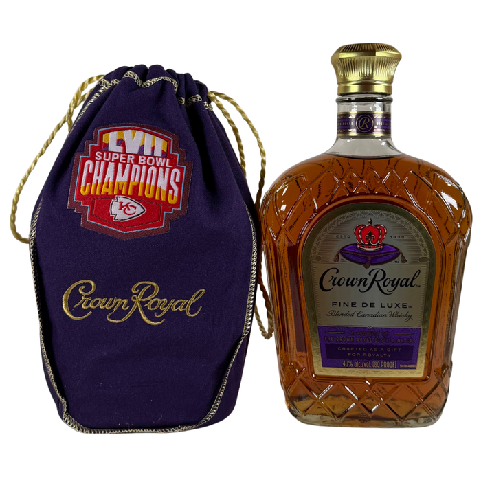 2024 Crown Royal Fine Deluxe Kansas City Chiefs Limited Edition Blended Canadian Whisky 750ml - No Box