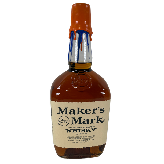 2002 Maker's Mark New York Mets Limited Edition Kentucky Straight Bourbon Whisky 750ml