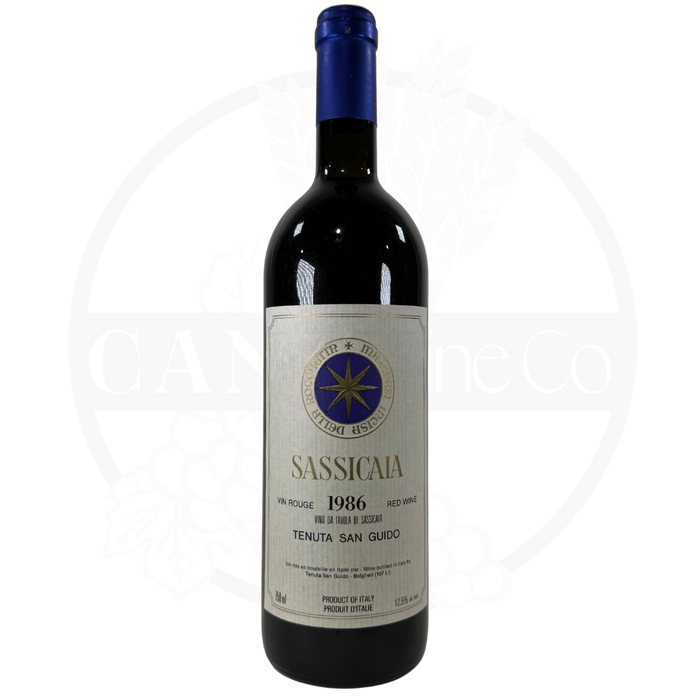 1986 Tenuta San Guido Sassicaia Bolgheri 750ml