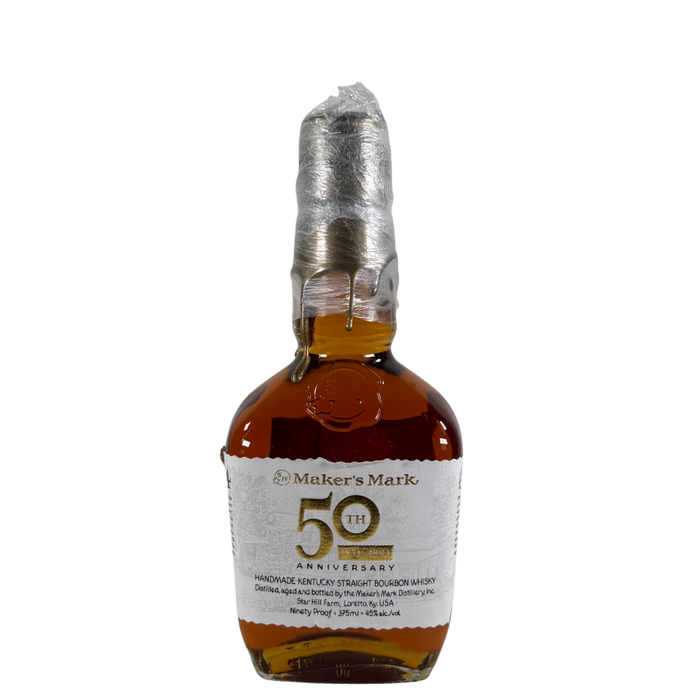 2004 Maker's Mark 50th Anniversary Gold Wax Kentucky Straight Bourbon Whisky 375ml