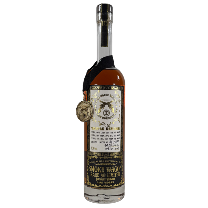 Smoke Wagon Triple Sevens Batch 1 Straight Whiskey 750ml