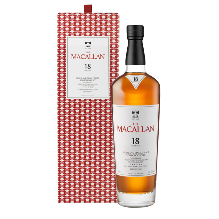 2025 Macallan 18 Year Old Double Cask Single Malt Scotch Whisky 750ml
