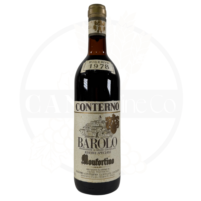 1978 Giacomo Conterno Monfortino Barolo Riserva DOCG 750ml