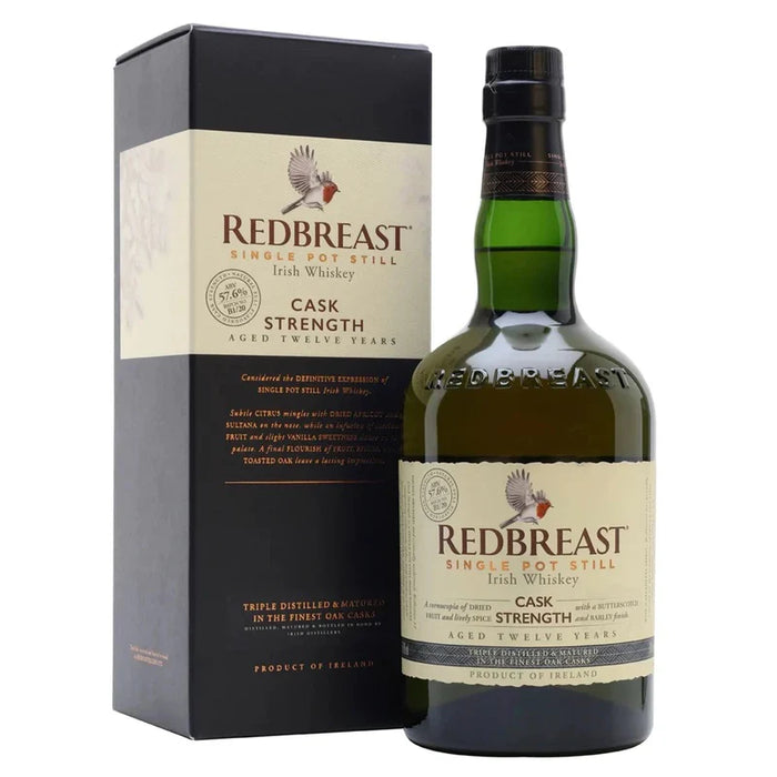Redbreast 12 Year Old Cask Strength Single Pot Still Irish Whiskey 750ml