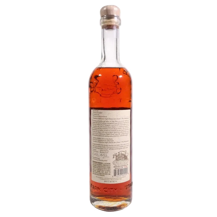 High West A Midwinter Night's Dram Act 8 Straight Rye Whiskey 750ml