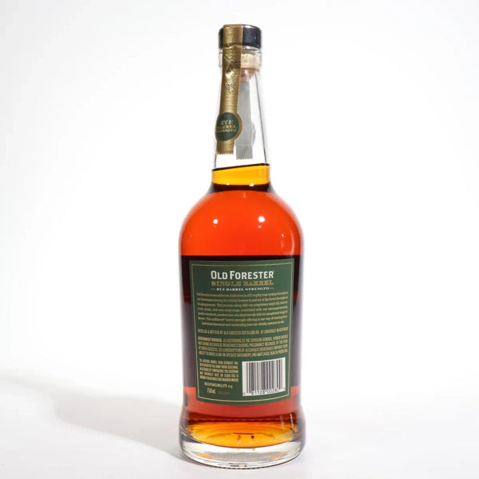 Old Forester Single Barrel Rye Barrel Strength Rye Whiskey 750ml