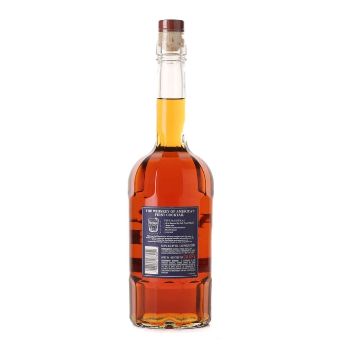 Sazerac Full Proof Straight Rye Whiskey 750ml Back