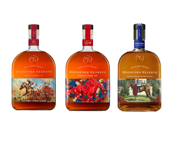 Woodford Reserve Kentucky Derby 149, 150 & 151st Edition Bundle 1Lt