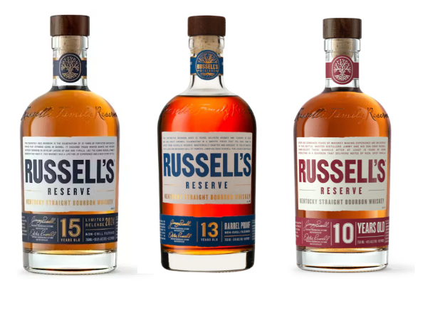 Russell's Reserve 10, 13 & 15 Year Old Bundle 750ml