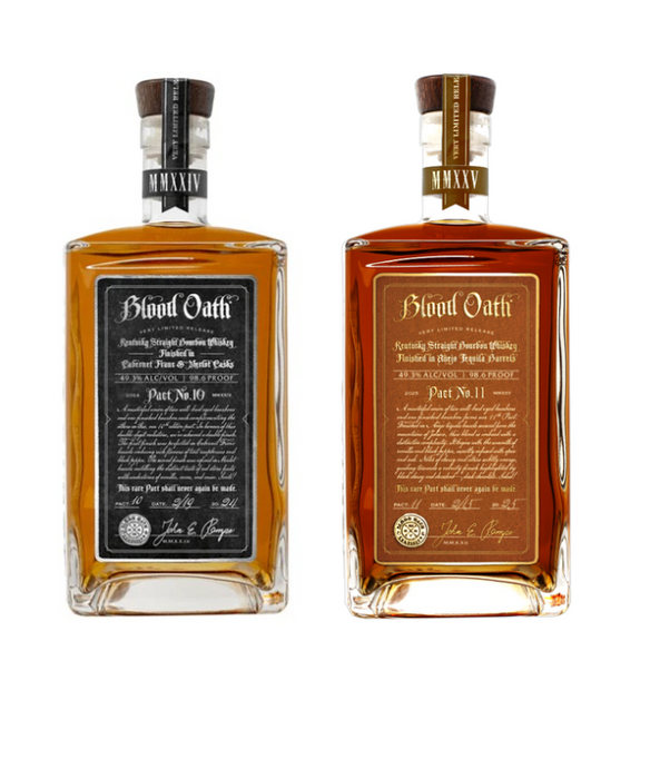 Blood Oath Pact No. 10 & 11 Kentucky Straight Bourbon Whiskey Bundle 750ml