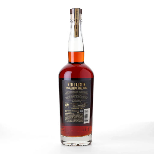 Still Austin Double Oaked Yellow Corn Order of Nancy Barrel 750ml Back