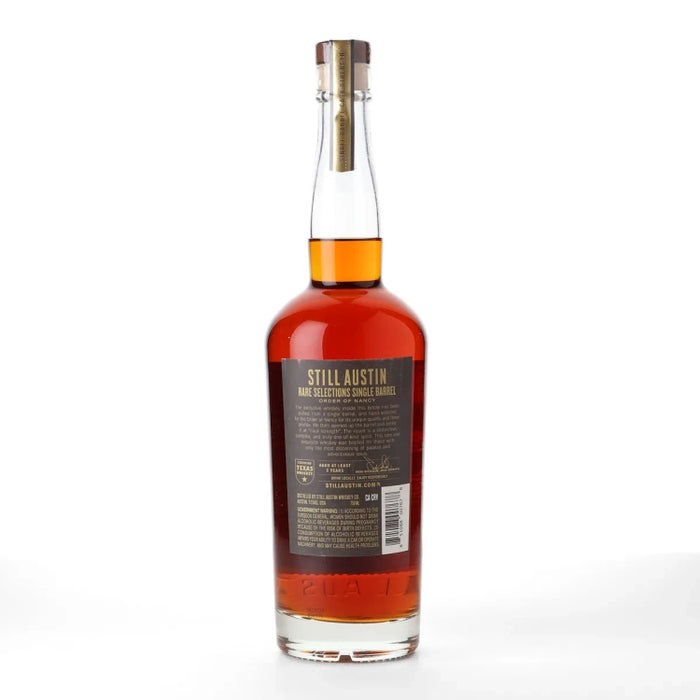 Still Austin Oaxacan Green Corn Order of Nancy Private Barrel 750ml Back