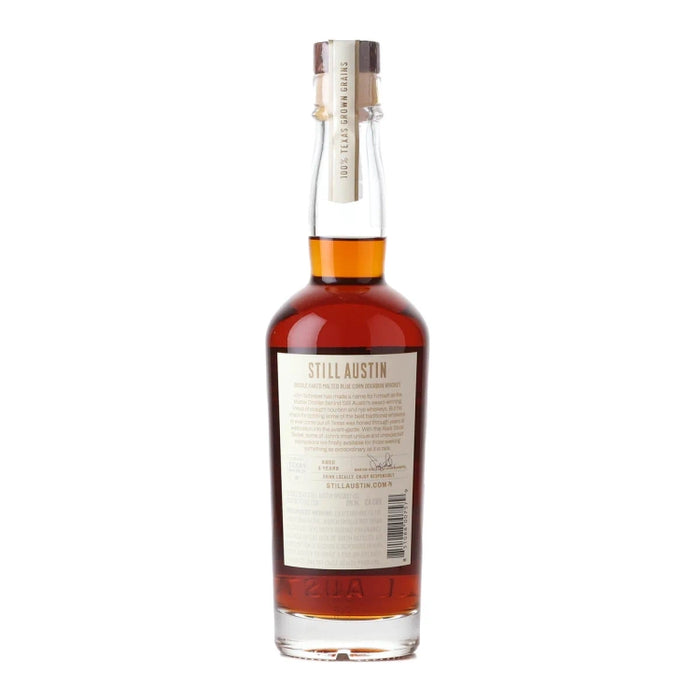 Still Austin Rare Stock 07 Double Oaked Malted Blue Corn Bourbon 375ml back