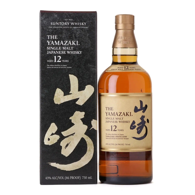 The Yamazaki 12 Years Old シングルモルトウイスキー Suntory Yamazaki 12 Year Old Single Malt Whisky 750ml - Cana Wine