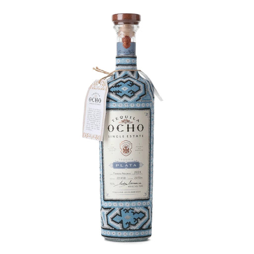 Tequila Ocho Arte Huichol Plata Tequila 750ml
