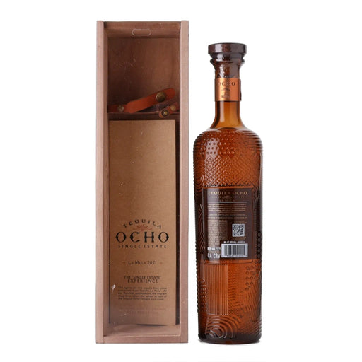 Tequila Ocho La Mula Extra Anejo Tequila 750ml Back