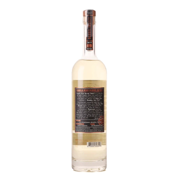 Tequila Ocho Widow Jane Barrel Select Reposado Tequila 750ml Back