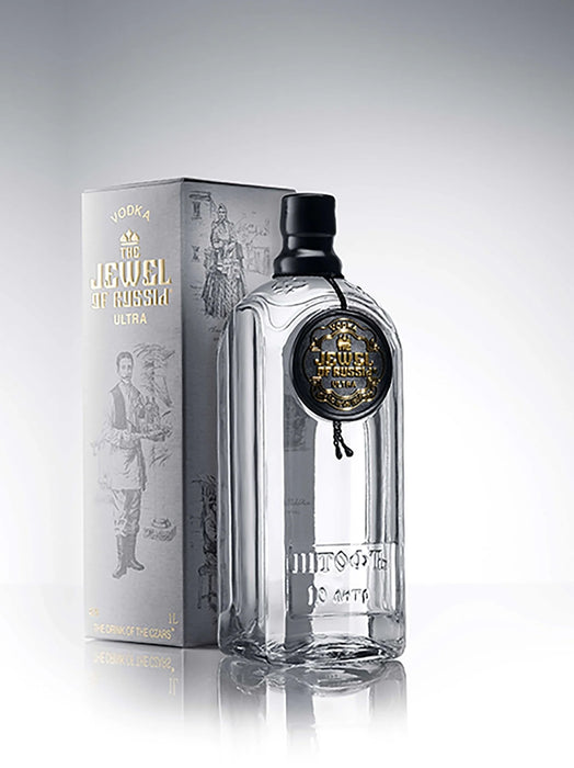 The Jewel Of Russia Ultra Black Label Vodka 1Lt