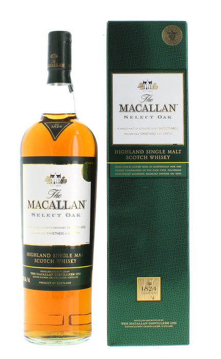 Macallan 1824 Series Select Oak Single Malt Scotch Whisky 1Lt