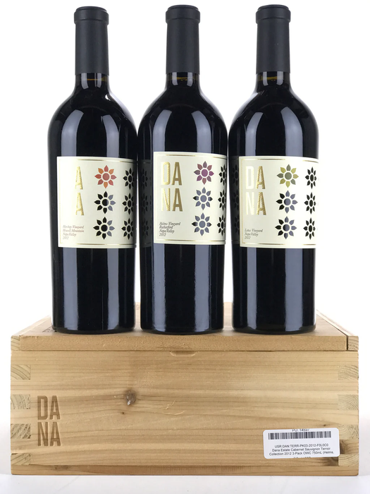 2012 Dana Estates Hershey Vineyard Cabernet Sauvignon OWC Bundle 750ml 3-Pack