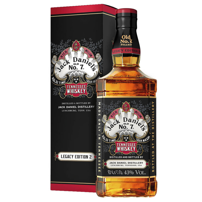 Jack Daniel's Legacy 2nd Edition Old No.7 Brand Sour Mash Whiskey 1 Liter