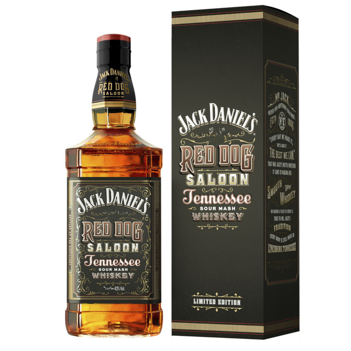 Jack Daniel's Red Dog Saloon Sour Mash Whiskey with Box