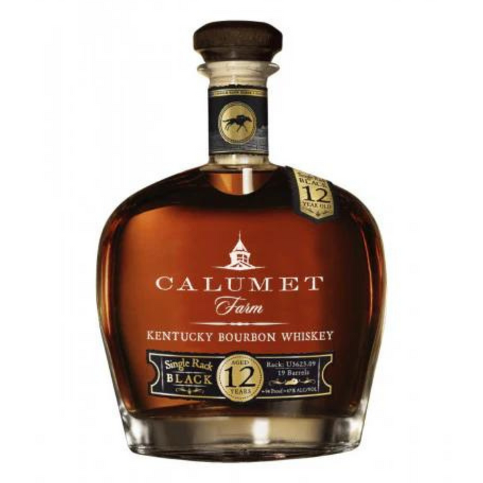 Calumet Farm 'Single Rack Black' 12 Year Old Kentucky Straight Bourbon Whiskey
