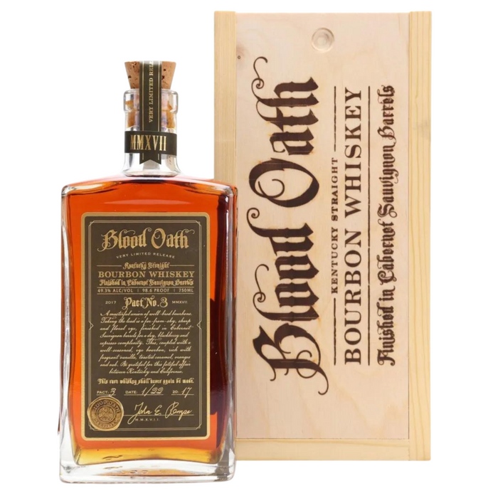 Blood Oath Pact No. 3 Kentucky Straight Bourbon Whiskey