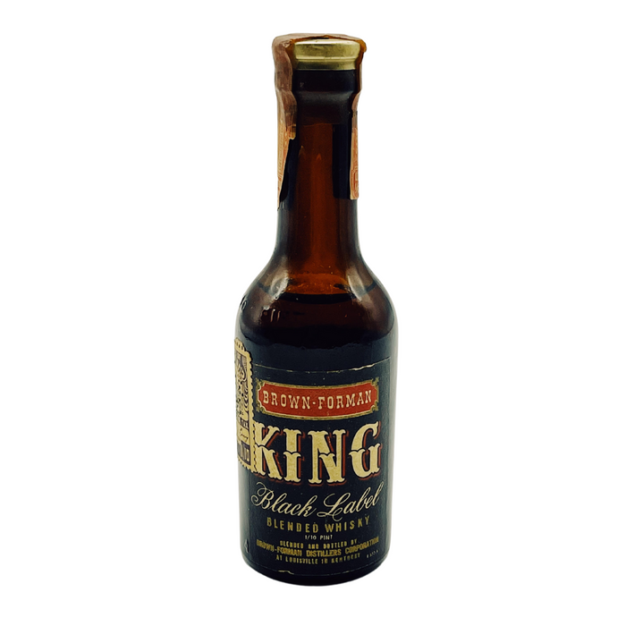 1963 Brown Formans King of Kentucky Single Barrel Kentucky Straight Bourbon Whiskey 187ml