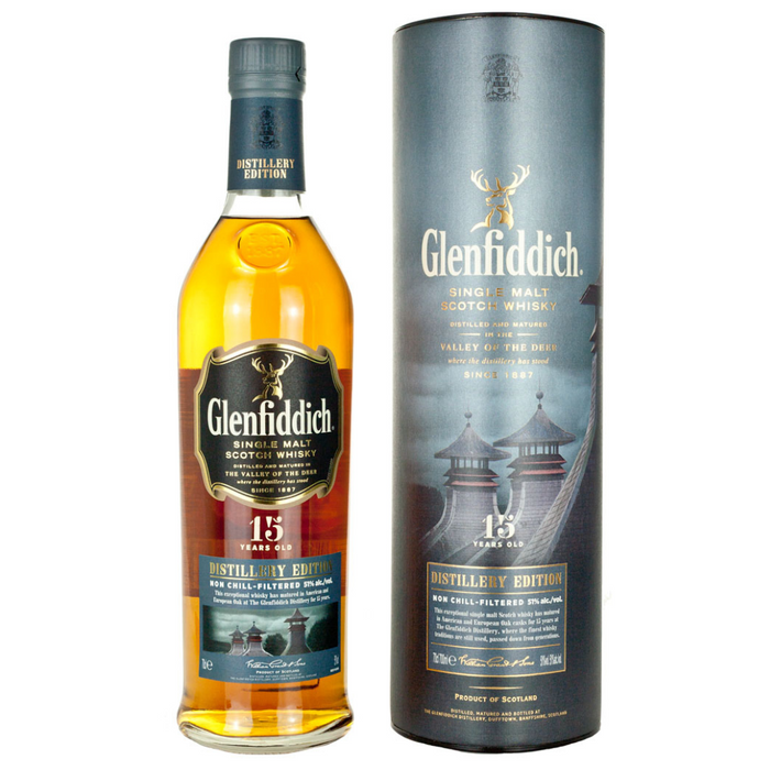 Glenfiddich 15 Years Old Distillery Edition Single Malt Scotch Whisky 1Lt