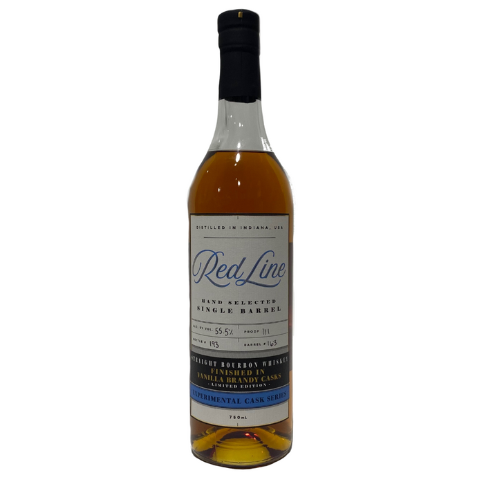 Red Line Vanilla Brandy Cask Finish Straight Bourbon Whiskey 750ml